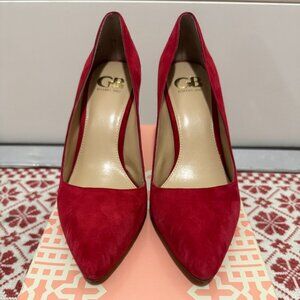 Gianni Bini - Red Suede - Point Taken Heels